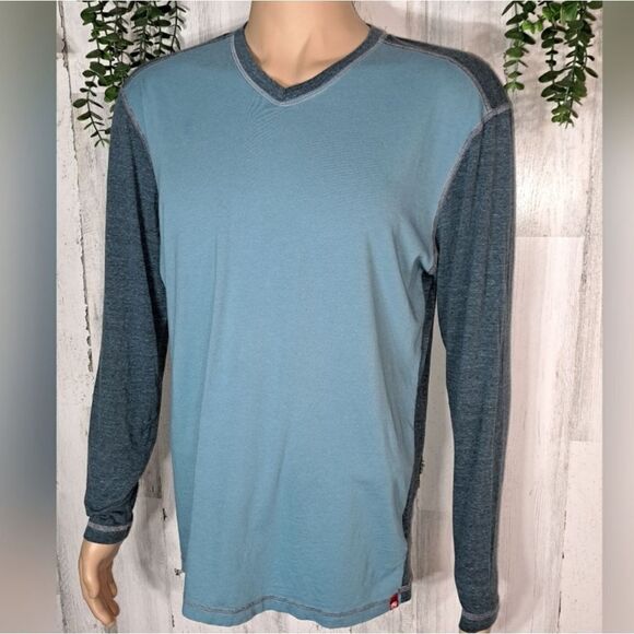 Agave Nichols VNeck Long Sleeve Shirt - Picture 1 of 9